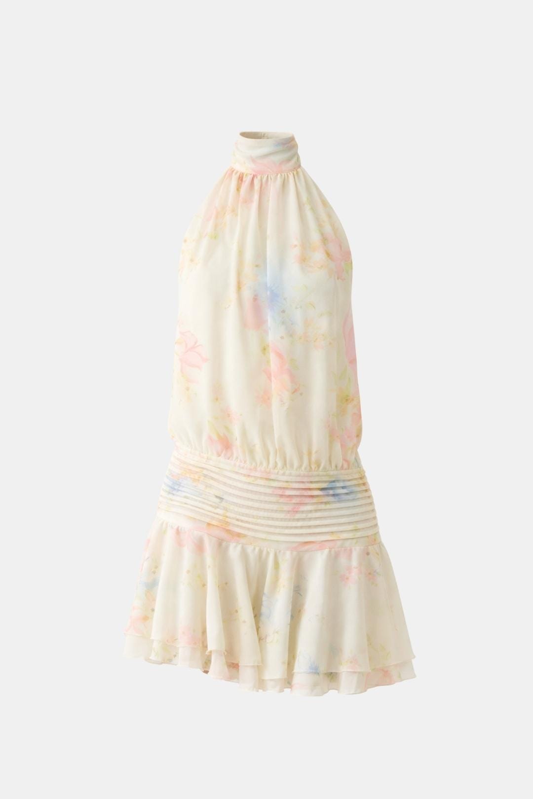 Image of Reba | Women's Sleeveless Halter Mini Dress