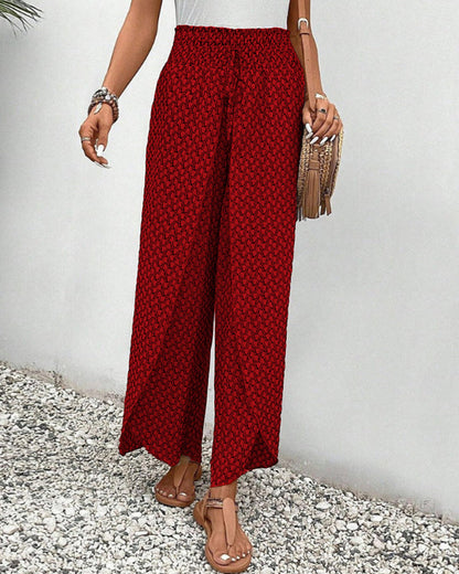 Women's High Waist Palazzo Trousers