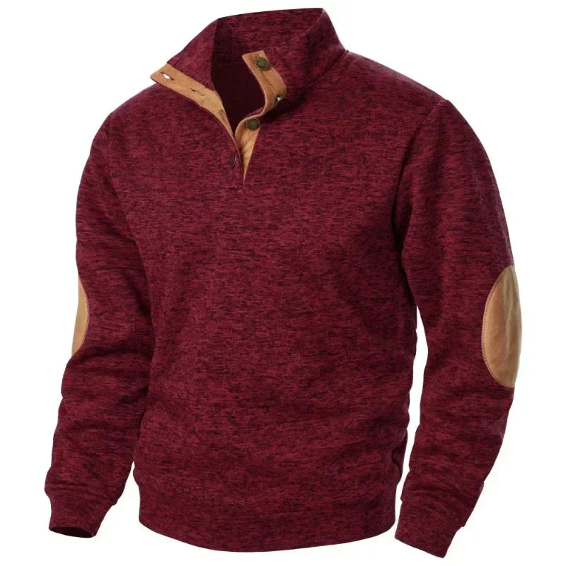 Men's V-Neck Casual Sweatshirt - Vonnera