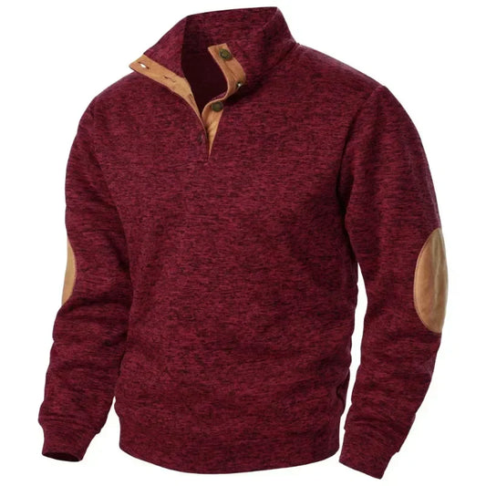 Men's V-Neck Casual Sweatshirt - Vonnera