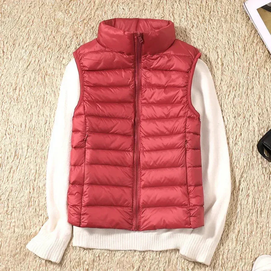 Women's Windbreaker Bodywarmer Zip Up