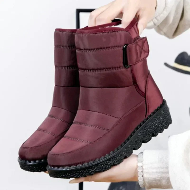 Women's Quilted Mid Calf Boots - Vonnera