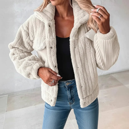 Women's Relaxed Fit Sherpa Winter Jacket