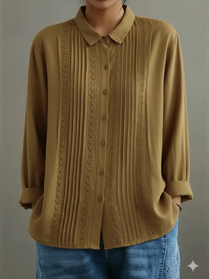 Image of Renee | Women's Button-Down Long Sleeve Blouse