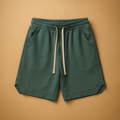Men’s retro sport shorts with elastic waistband, designed for sports, outdoor activities, and casual summer wear.