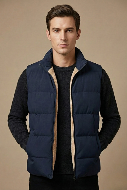 Rex Men's Quilted Puffer Vest - Vonnera