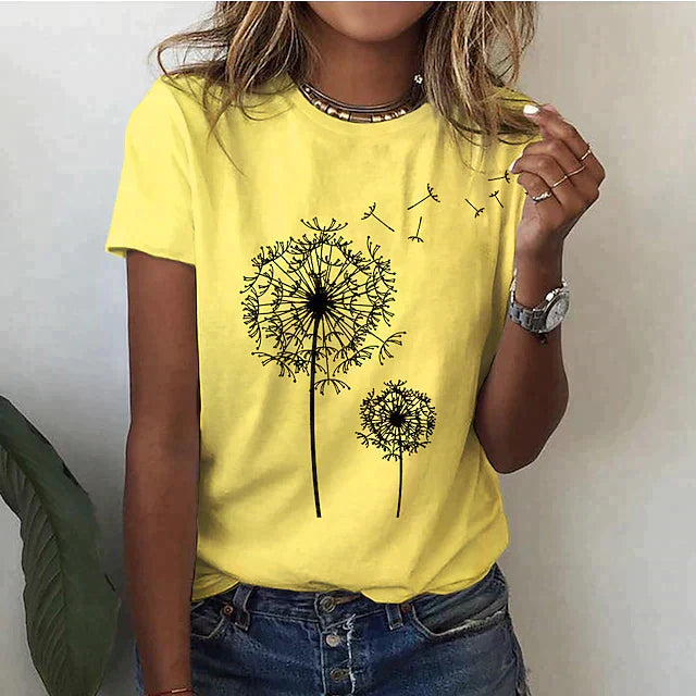 Image of Rhonda | Women's Graphic Crew Neck T-Shirt