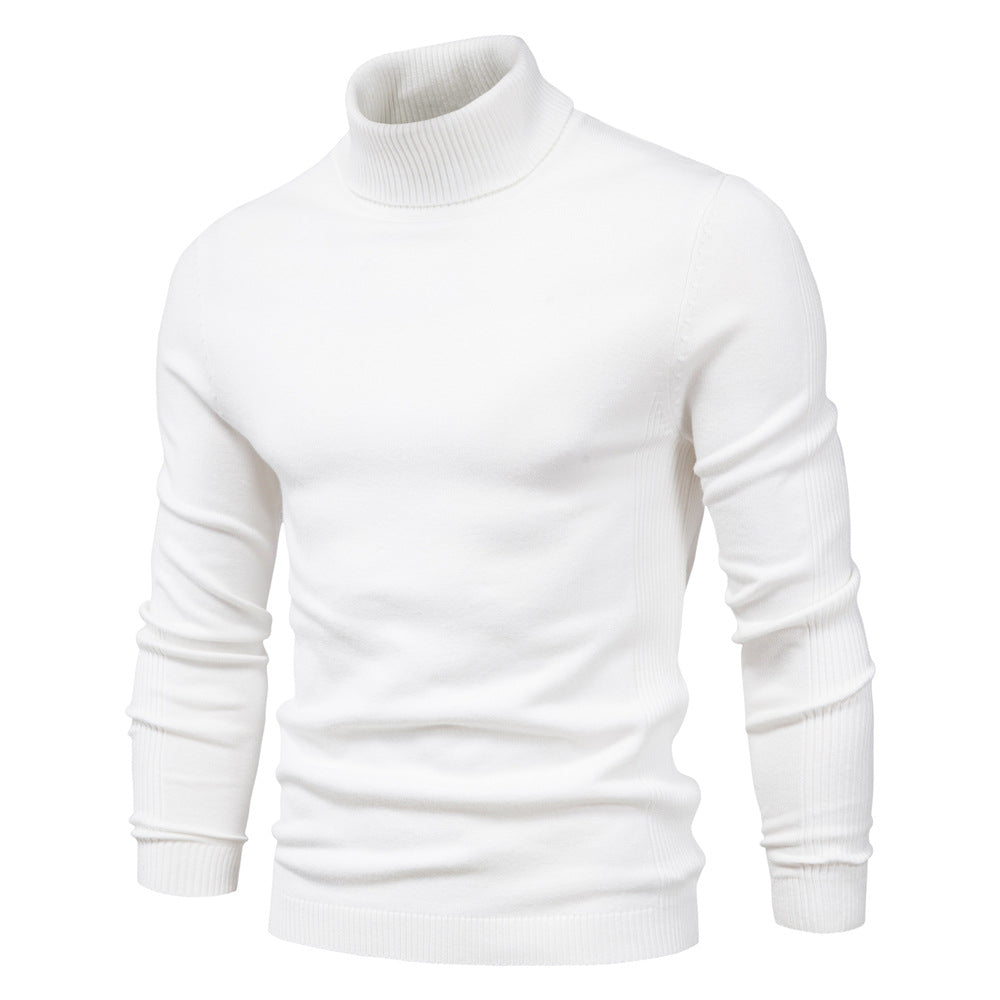 Men's Ribbed Turtleneck Sweater - Vonnera
