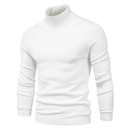 Men's Ribbed Turtleneck Sweater - Vonnera