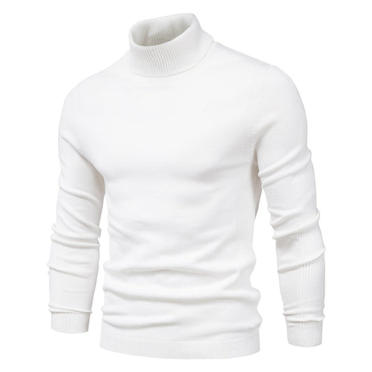 Men's Ribbed Turtleneck Sweater - Vonnera