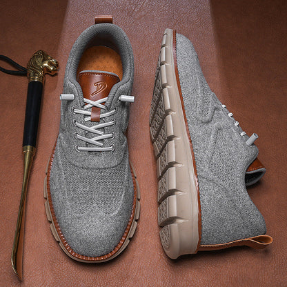 Image of Robin | Men's Lace-Up Wingtip Sneakers