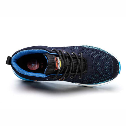 Blue Safety Work Sneakers Breathable