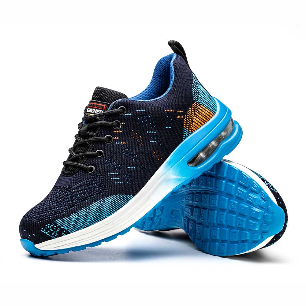 Blue Safety Work Sneakers Breathable