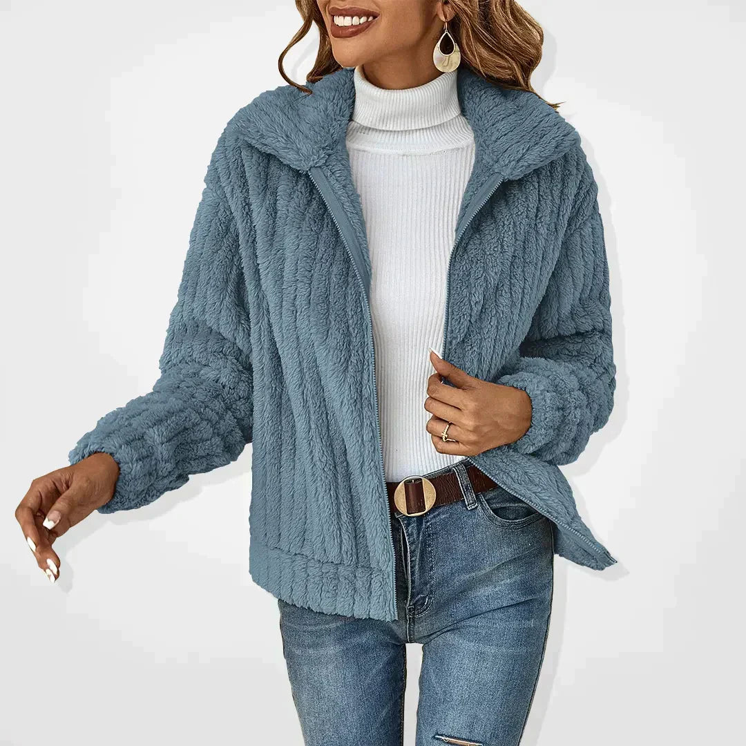 Image of Rose | Women's Zip-Up Relaxed Fit Jacket