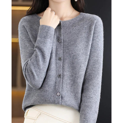 Image of Rosemary | Women's Button-Down Fitted Cardigan