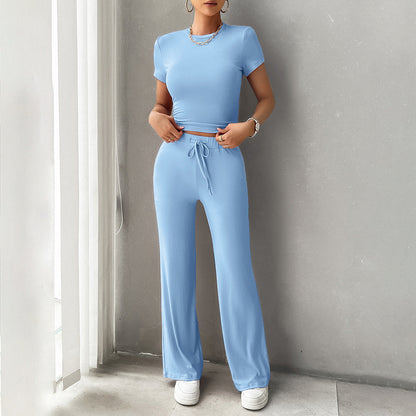 Women's Cropped Two Piece Set