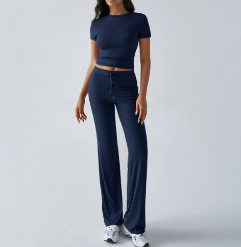 Women's Cropped Two Piece Set