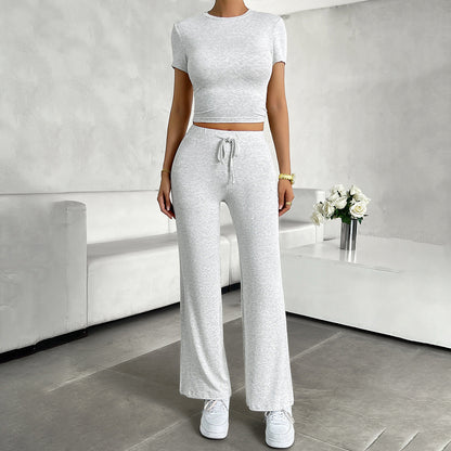Women's Cropped Two Piece Set - Vonnera