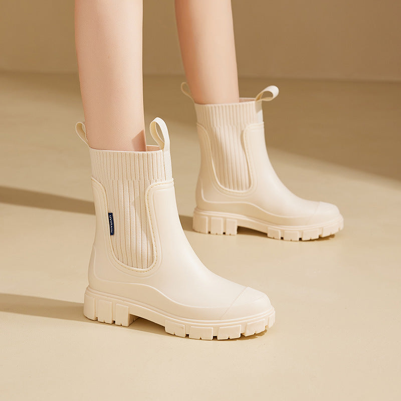 Roxanne Women's Chelsea Boots Lug Sole - Vonnera
