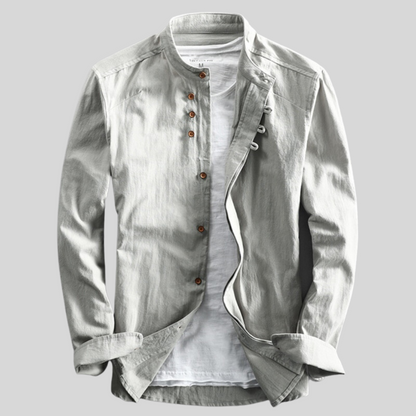 Rudy Men's Long Sleeve Button Down Shirt - Vonnera