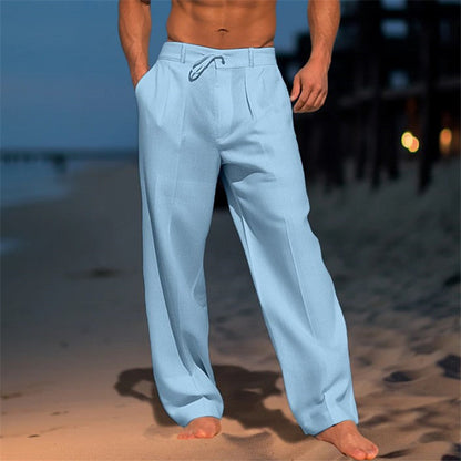 Image of Rudy | Men's Wide Leg Drawstring Chino Trousers