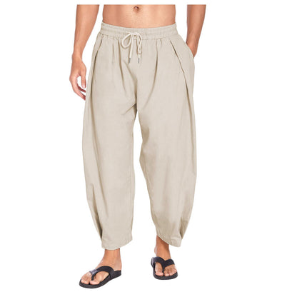 Men's Cropped Harem Pants - Vonnera