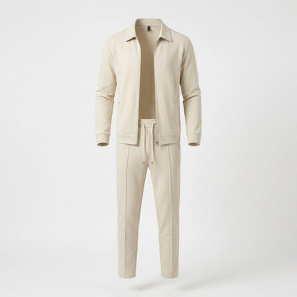 Men's Zip Up Jacket Suit Set - Vonnera