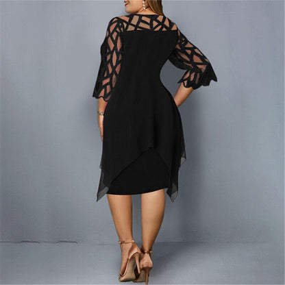 Stella Women's Plus Size Flowy Midi Dress