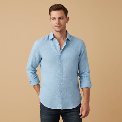 Men's Cotton Linen Casual Shirt