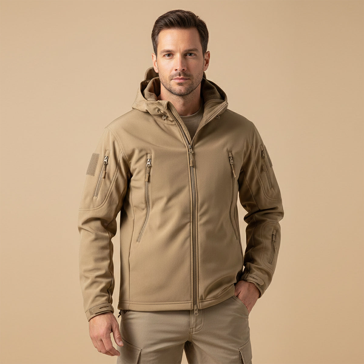 Falkirk Men's Waterproof Tactical Jacket With Hood