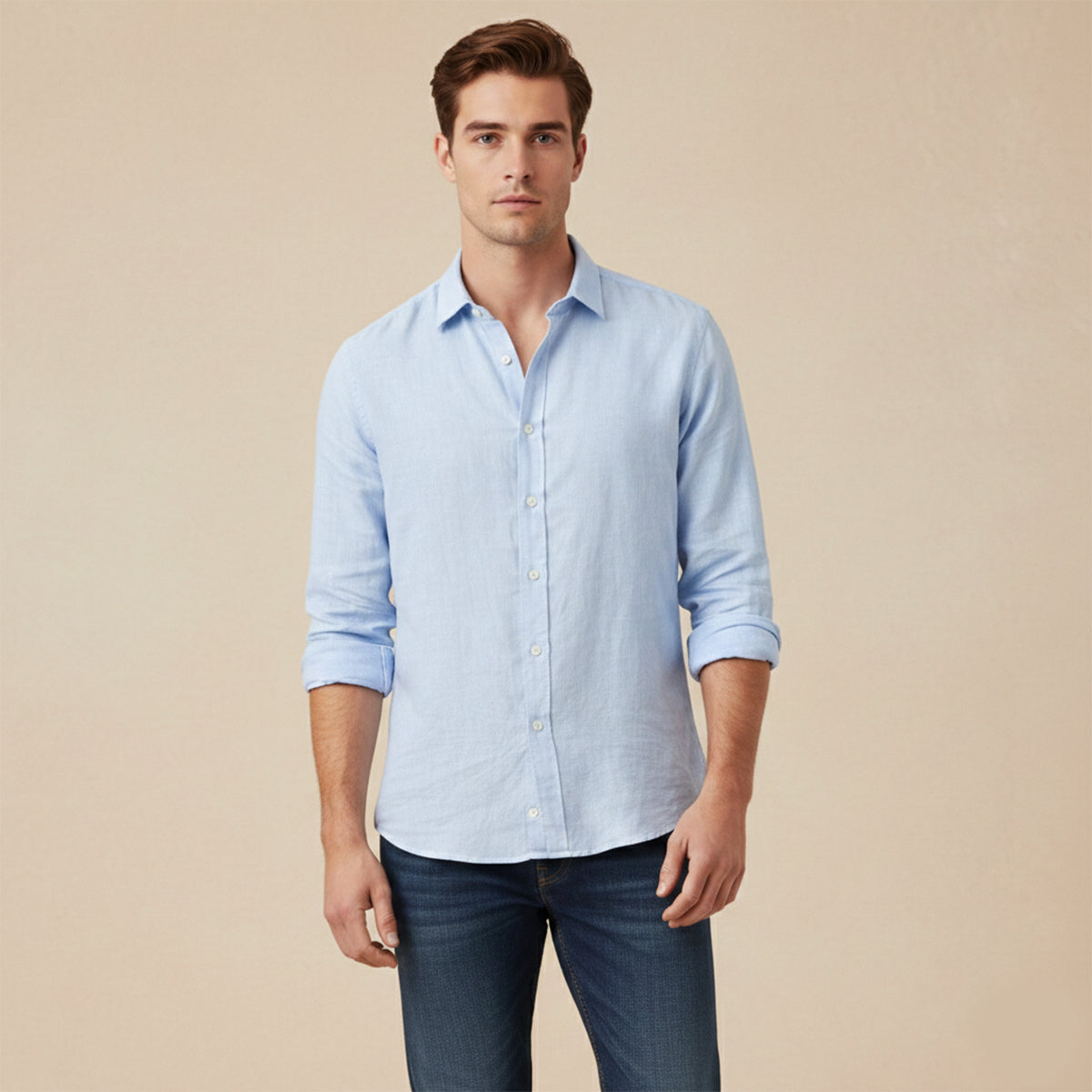 Men's Soft Cotton Linen Summer Shirt