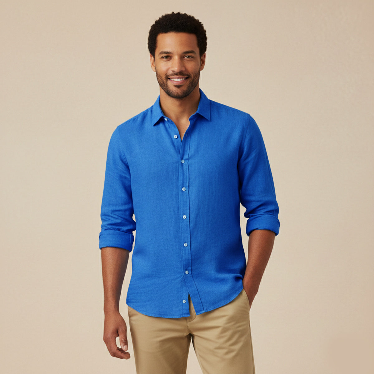 Men's Soft Cotton Linen Summer Shirt
