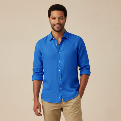 Men's Soft Cotton Linen Summer Shirt