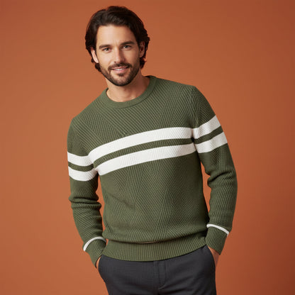 Men's Modern Long Sleeve Sweater Autumn Cotton