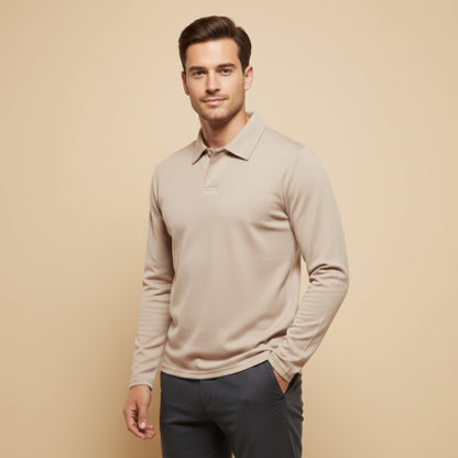 Men's Cotton Long Sleeve Modern Shirt