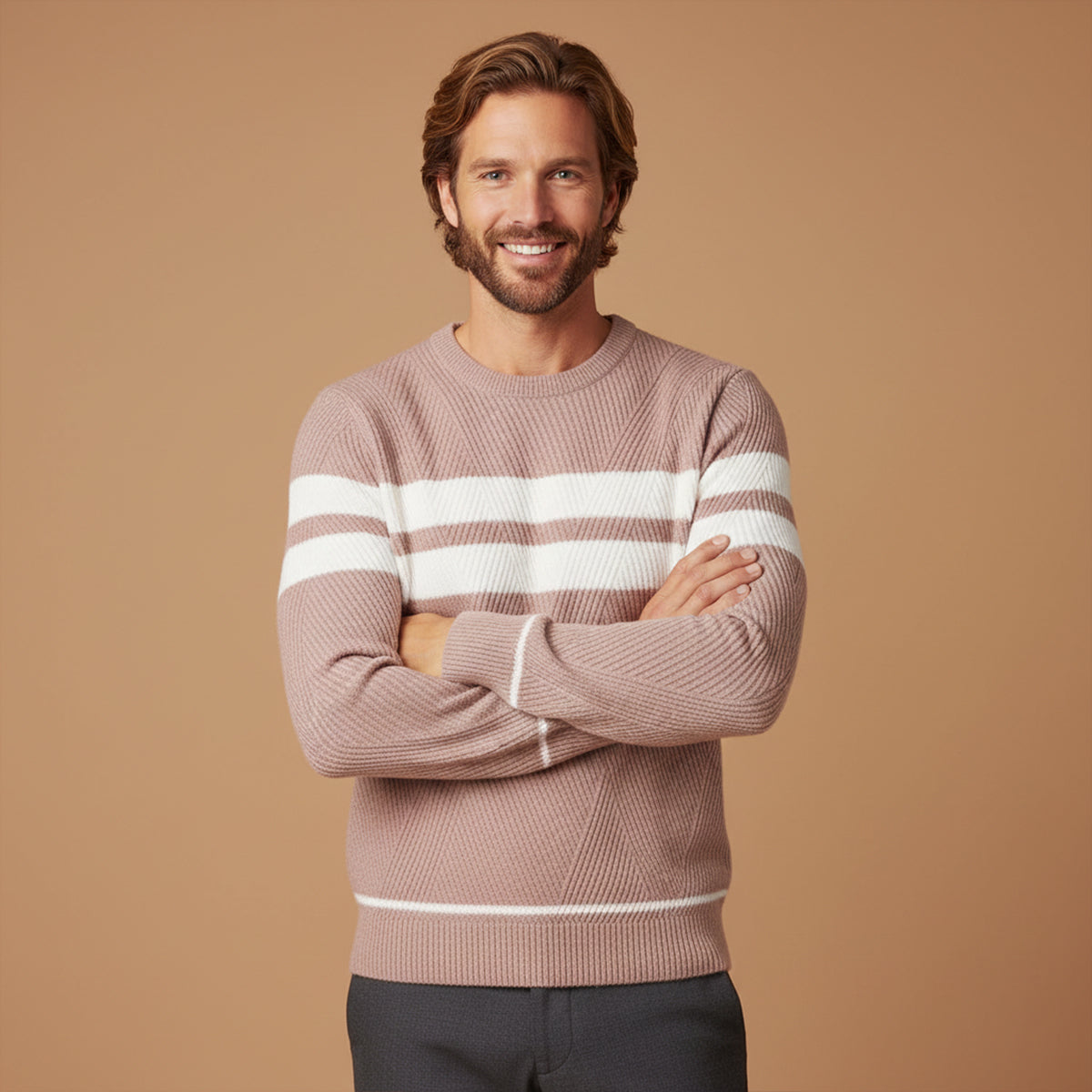Men's Modern Long Sleeve Sweater Autumn Cotton