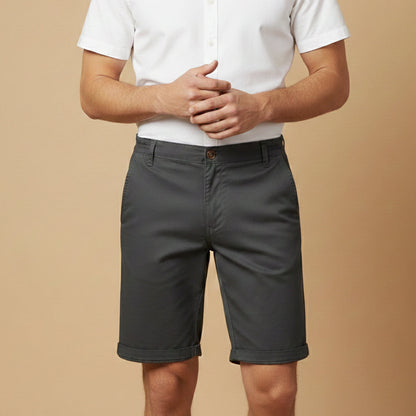 Men's Cotton Flat Front Shorts