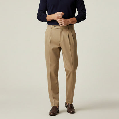 Men's Linen Summer Pants Lightweight Beige