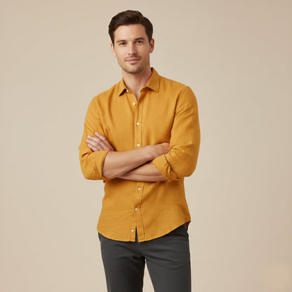 Men's Soft Cotton Linen Summer Shirt