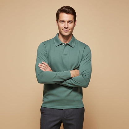 Men's Cotton Long Sleeve Modern Shirt
