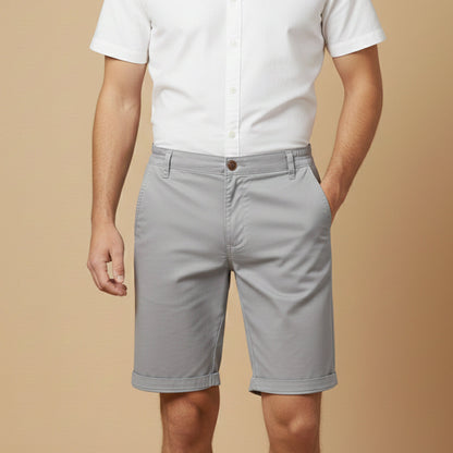 Men's Cotton Flat Front Shorts