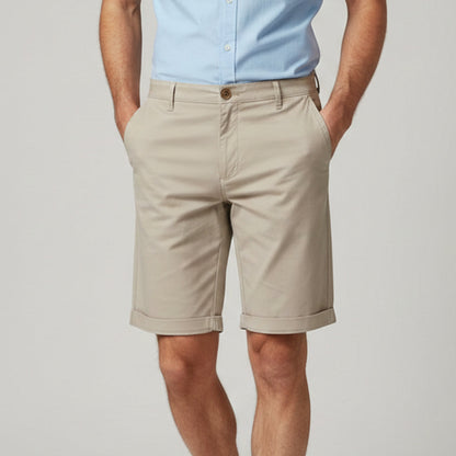 Men's Cotton Flat Front Shorts