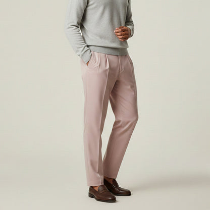 Men's Linen Summer Pants Lightweight Beige