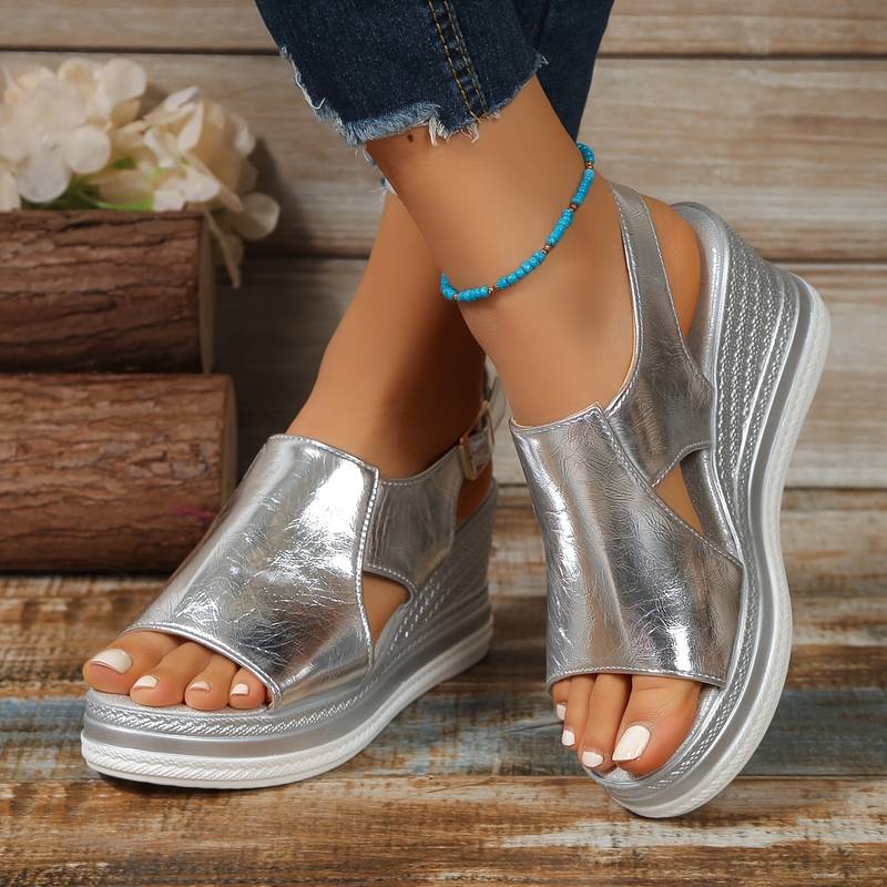 Women's Open Toe Sandals Wide Strap - Vonnera