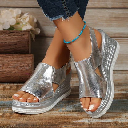 Women's Open Toe Sandals Wide Strap - Vonnera