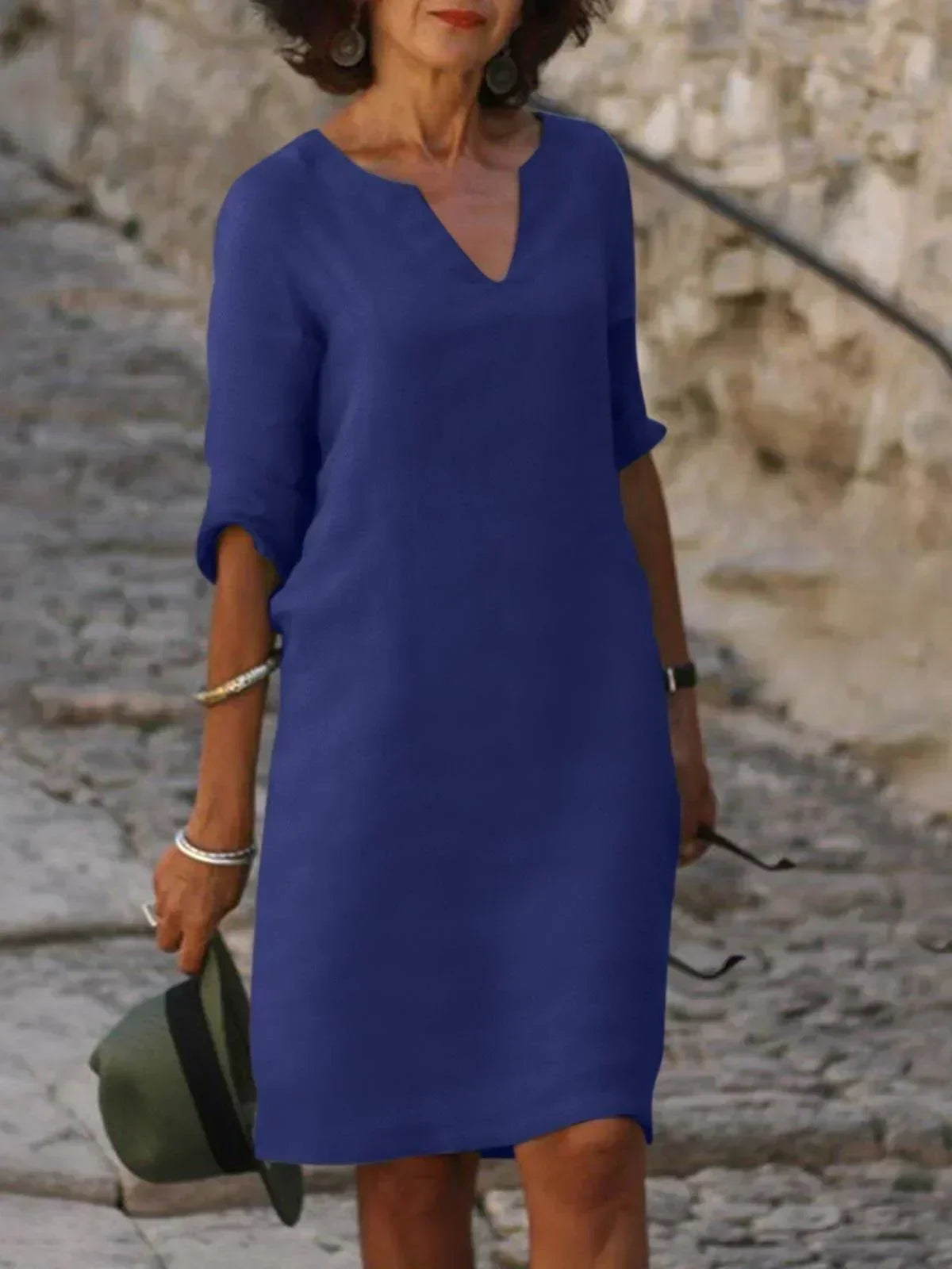 Elegant V-Neck Dress