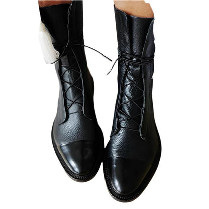 Women's Mid-Calf Lace-Up Boots - Vonnera