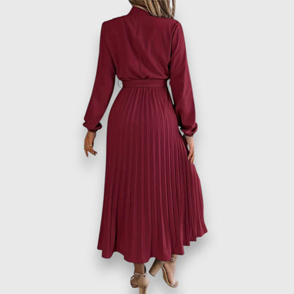 Women's High Neck Midi Dress