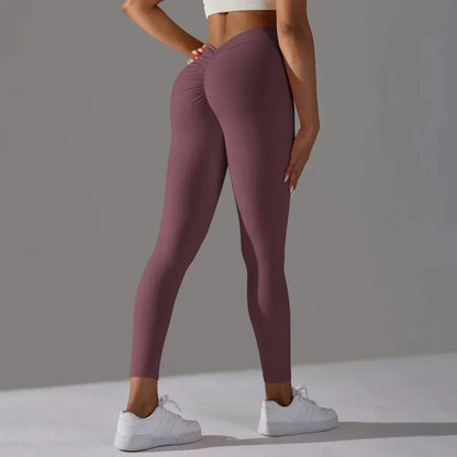 Women's Compression Yoga Leggings Sculpted Support