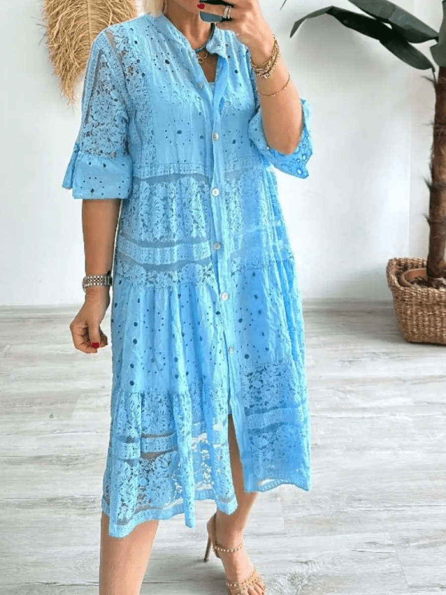 Cherylann™ | Floral Midi Dress